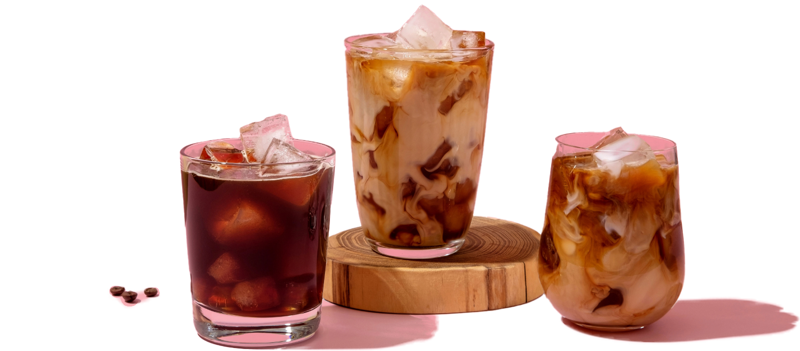 three cups of coffee